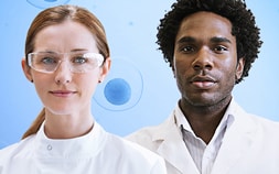 Are you a Cell Culture Hero? female and male scientists