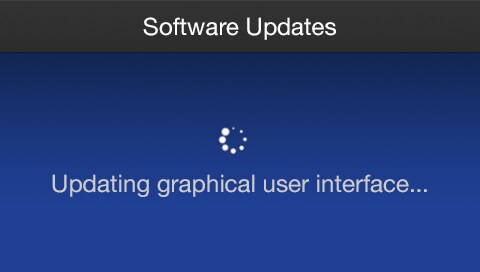 Panel 4 Software updates screen 4
