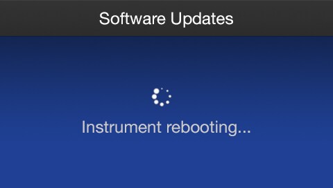 Panel 5 Software updates screen 5