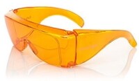 Amber viewing glasses for blue light transilluminators Amber viewing glasses for blue light transilluminators