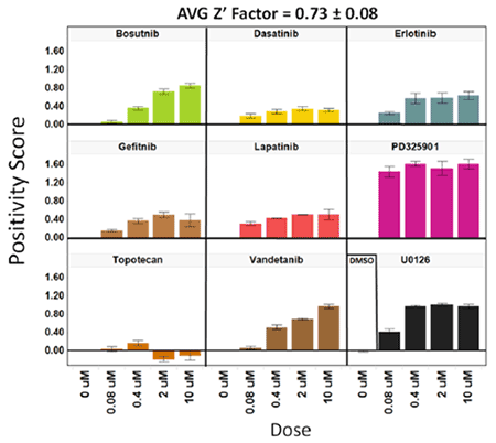 QuantiGene Gene Expression Assay Figure 1 Concentration responses of representative compounds from a confirmation dose-response gene expression-based screen
