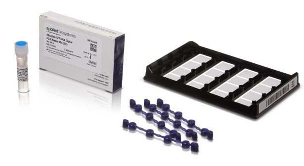 Master mixes, microfluidic array plates, and other consumables for the QuantStudio Absolute Q Digital PCR system Master mixes, microfluidic array plates, and other consumables for the QuantStudio Absolute Q Digital PCR system