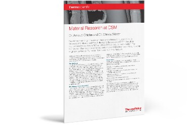 DSM Improved their Material Research with a Desktop SEM DSM Improved their Material Research with a Desktop SEM