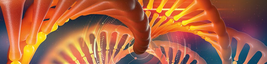 Rarity and Disparity in Genomics Artistic rendition as a banner of genetic variations on DNA