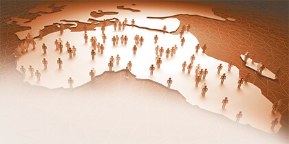 Health care disparities in African population Artistic rendition of health care disparities in African population