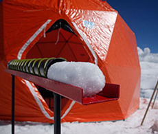 Glacial core detail Glacial core detail