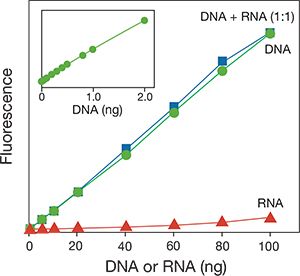 Performance of the Qubit dsDNA HS Assay Performance of the Qubit dsDNA HS Assay