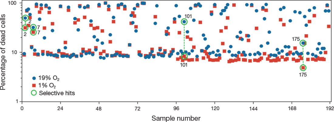 High-throughput screening of Ramos cells High-throughput screening of Ramos cells