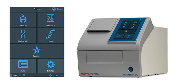 Multiskan Sky Microplate Spectrophotometer with touchscreen Multiskan Sky Microplate Spectrophotometer with touchscreen