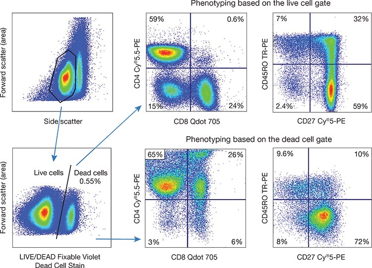 Effects of viability gating on population statistics Effects of viability gating on population statistics