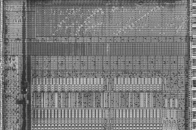 Advanced logic device after device delayering. Advanced logic device after device delayering.