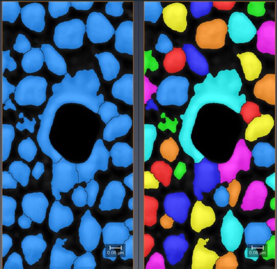 Particles identification in Nickel-Base Superalloy
