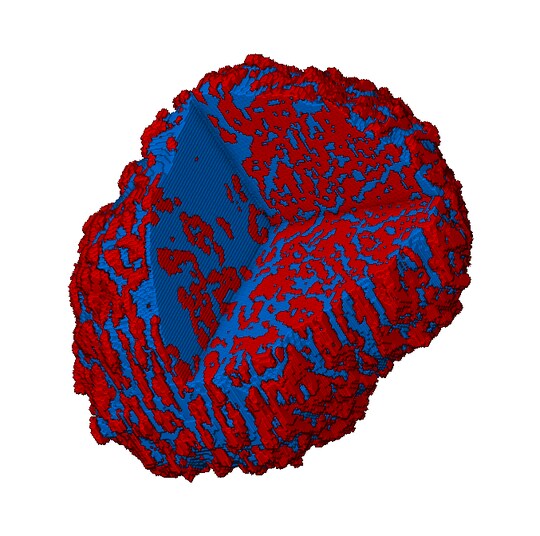 Cracks and Cavities Segmentation in CT Data