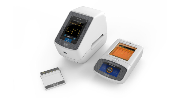 E-Gel precast agarose gel electrophoresis system Power Snap instrument, base module, and precast gel cassette